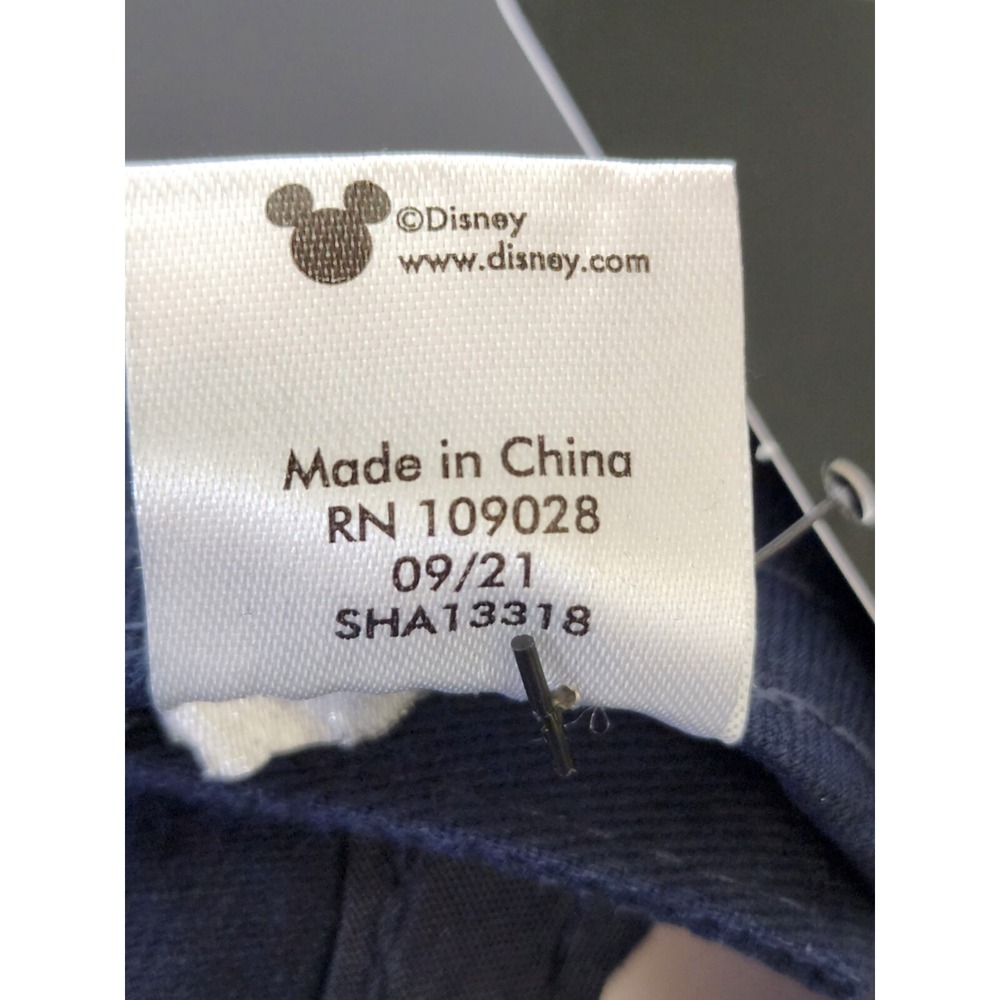 Disney Classic Mickey Mouse Happy‎ Stance Retro Blue Adjustable Baseball Hat Cap - Picture 9 of 10